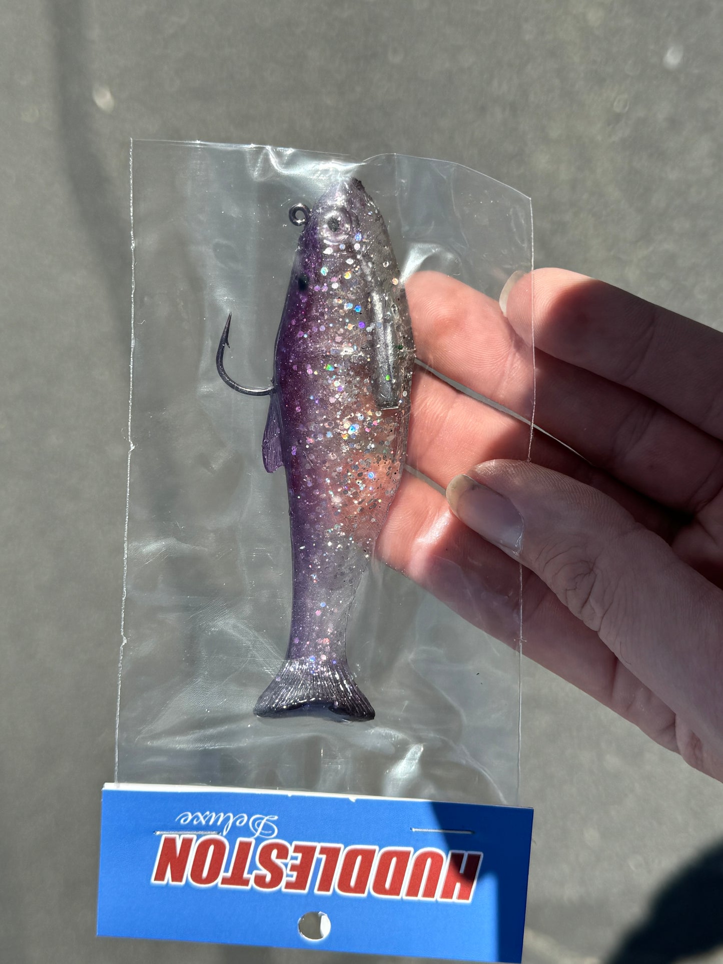 10 pack tophook shad purple illusion