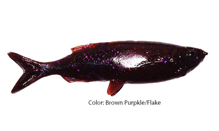 Grass Minnow Brown/Purple Flake
