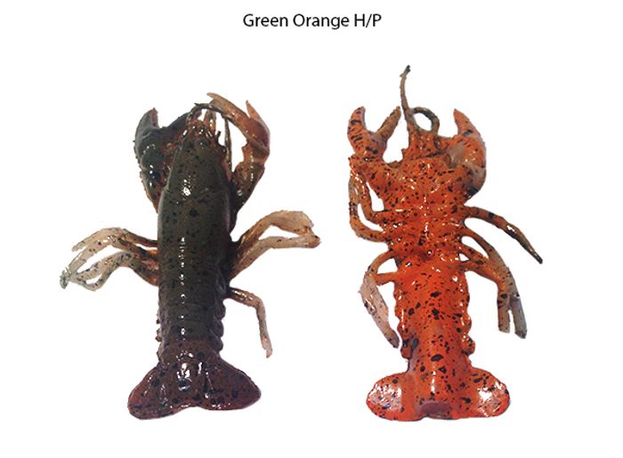 Hand Painted - Green Orange