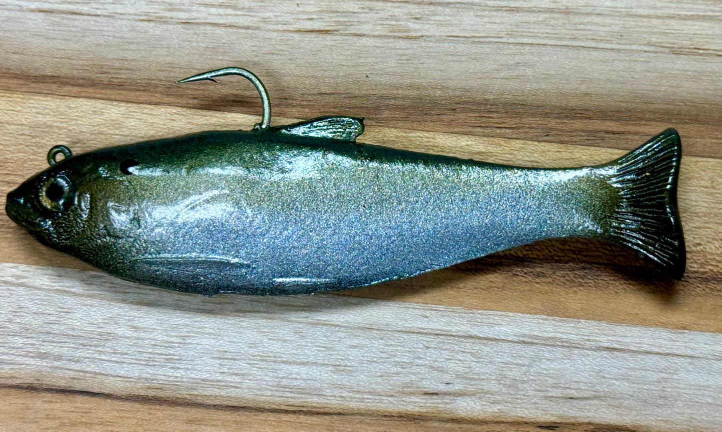 TOP HOOK SHAD MEAN GREEN